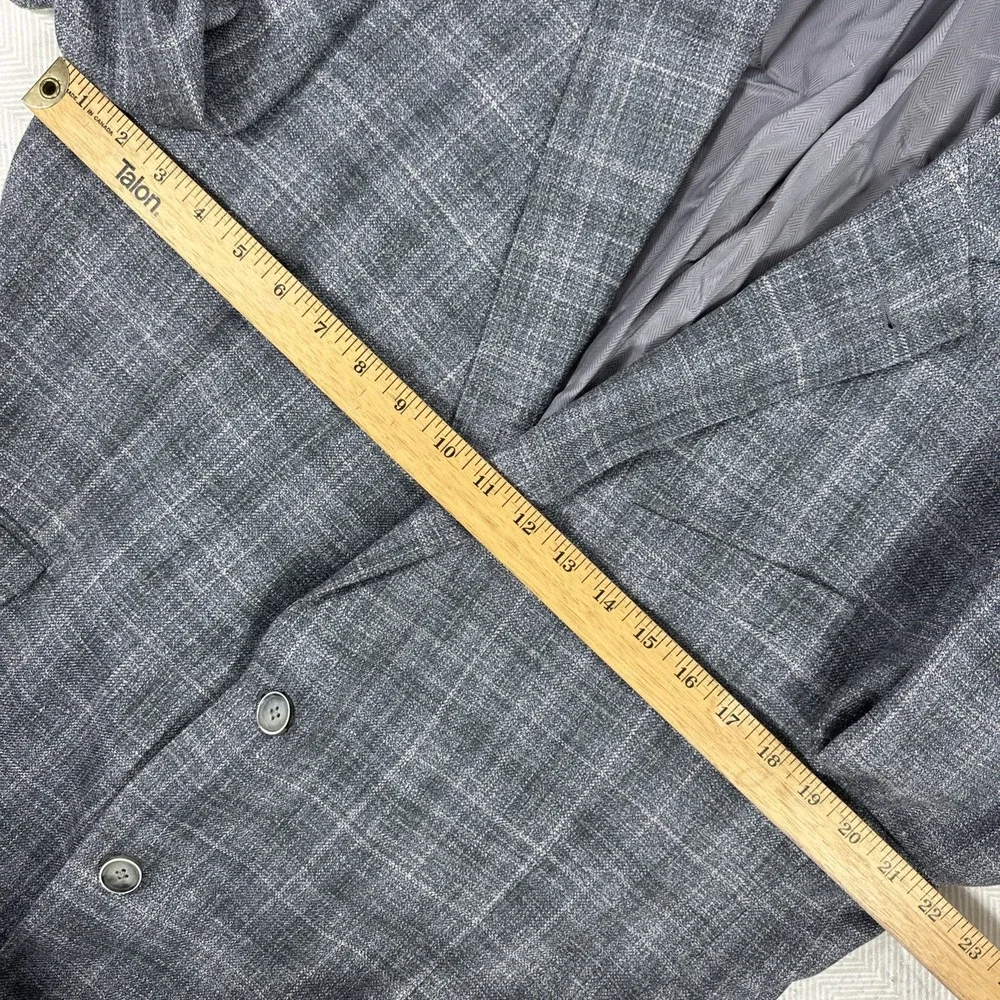 JOSEPH ABBOUD E.THOMAS Mens 44Reg Blazer Italy Wool Silk Linen Limited‎ Edition